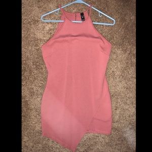 Mauve elastic dress